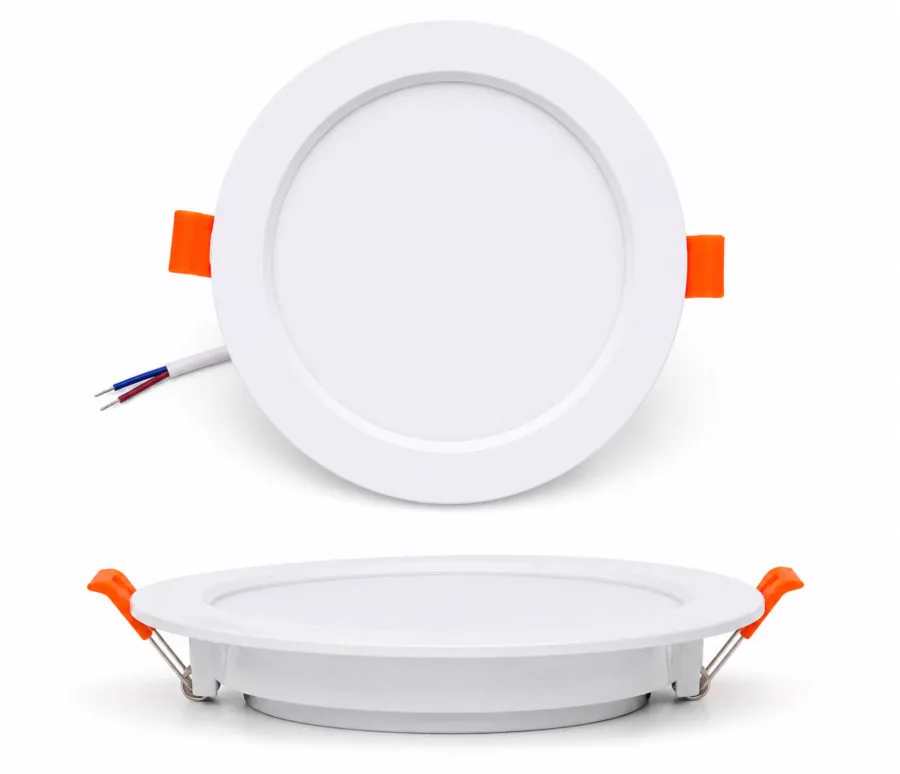 Spot LED encastré — face et profil